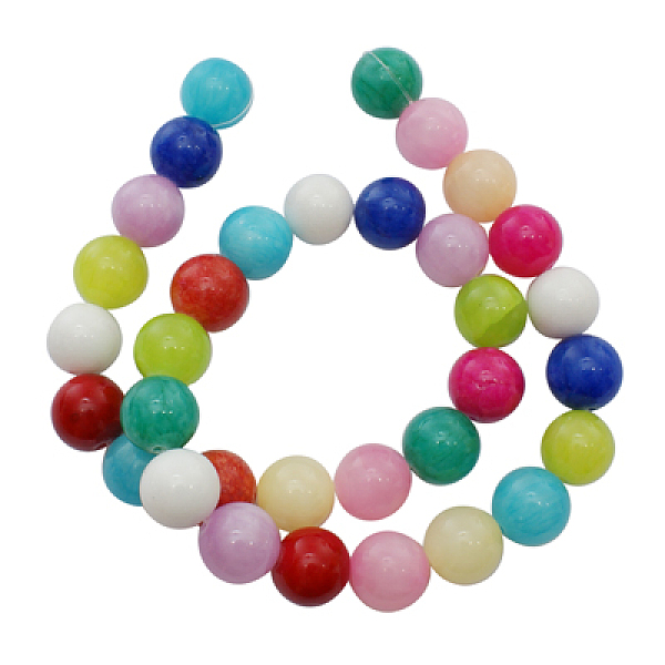 PandaHall Natural Yellow Jade Beads Strands, Dyed, Round, Mixed Color, 8mm, Hole: 1mm Yellow Jade Round Multicolor
PandaHall Natural Yellow Jade Beads Strands, Dyed, Round, Mixed Color, 8mm, Hole: 1mm Yellow Jade Round Multicolor