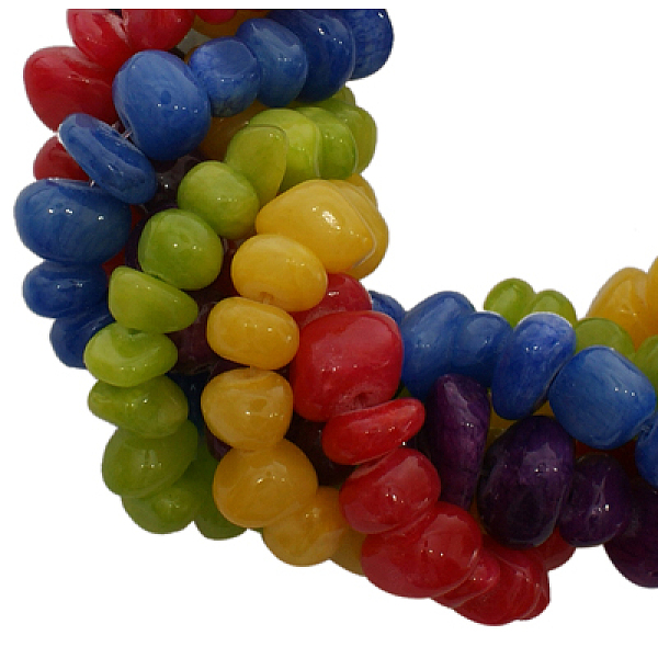 PandaHall Natural Yellow Jade Beads Strands Mix, Dyed, Assorted Colors, about 10~15mm wide, 10~18mm long, hole: 1mm, about 116 pcs/strand..., Multicolor
PandaHall Natural Yellow Jade Beads Strands Mix, Dyed, Assorted Colors, about 10~15mm wide, 10~18mm long, hole: 1mm, about 116 pcs/strand..., Multicolor