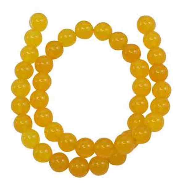 PandaHall Gemstone Beads Strands, Natural White Jade, Dyed, Round, Gold, 8mm, Hole: 0.8mm, about 50pcs/strand, 15.5 inch White Jade Round...
PandaHall Gemstone Beads Strands, Natural White Jade, Dyed, Round, Gold, 8mm, Hole: 0.8mm, about 50pcs/strand, 15.5 inch White Jade Round...