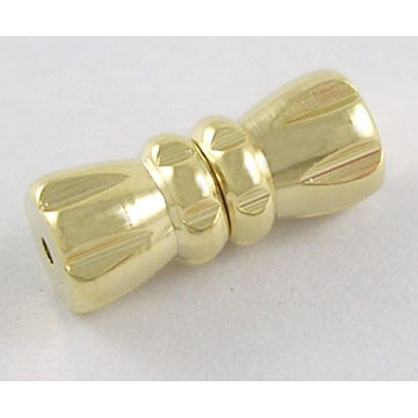 PandaHall Brass Screw Clasps, Perfect Ending for Your Jewelry, Golden, 10~11x4.5mm, Hole: 1~1.2mm Brass
PandaHall Brass Screw Clasps, Perfect Ending for Your Jewelry, Golden, 10~11x4.5mm, Hole: 1~1.2mm Brass