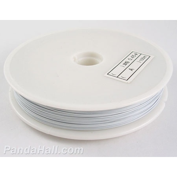 PandaHall Tiger Tail Wire, Nylon-coated Stainless Steel, White, 0.35mm in diameter, about 164.04 Feet(50m)/roll Stainless Steel Round White
PandaHall Tiger Tail Wire, Nylon-coated Stainless Steel, White, 0.35mm in diameter, about 164.04 Feet(50m)/roll Stainless Steel Round White