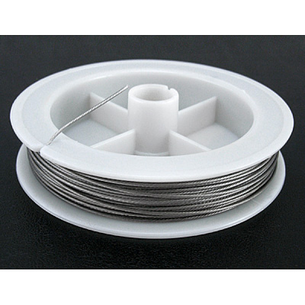 PandaHall Original Color(Raw) Tail Wire, Nylon-coated Stainless Steel, Raw, 1.0mm, about 26.24 Feet(8m)/roll Stainless Steel Round Gray
PandaHall Original Color(Raw) Tail Wire, Nylon-coated Stainless Steel, Raw, 1.0mm, about 26.24 Feet(8m)/roll Stainless Steel Round Gray