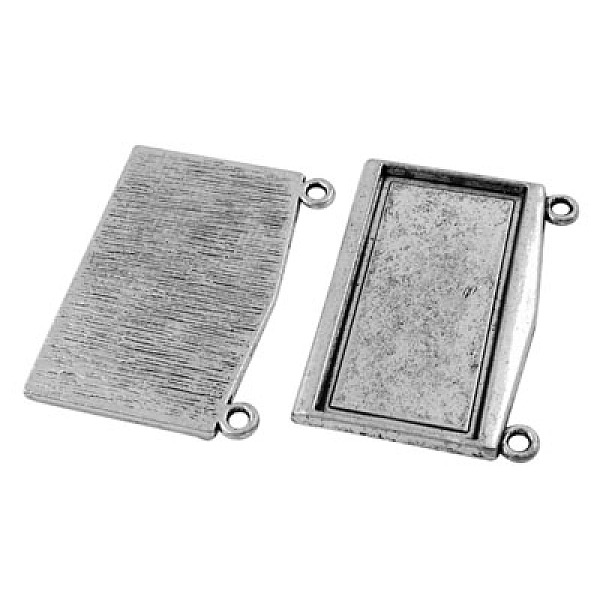 PandaHall Tibetan Style Pendant Cabochon Settings, Rectangle, Antique Silver, Lead Free and Cadmium Free, 49mm long, 31mm wide, 3mm thick...
PandaHall Tibetan Style Pendant Cabochon Settings, Rectangle, Antique Silver, Lead Free and Cadmium Free, 49mm long, 31mm wide, 3mm thick...