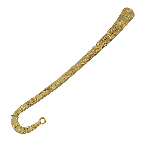 PandaHall Tibetan Style Alloy Bookmarks, Cadmium Free & Nickel Free & Lead Free, Golden, 124x20mm, Hole: 2mm Alloy
PandaHall Tibetan Style Alloy Bookmarks, Cadmium Free & Nickel Free & Lead Free, Golden, 124x20mm, Hole: 2mm Alloy