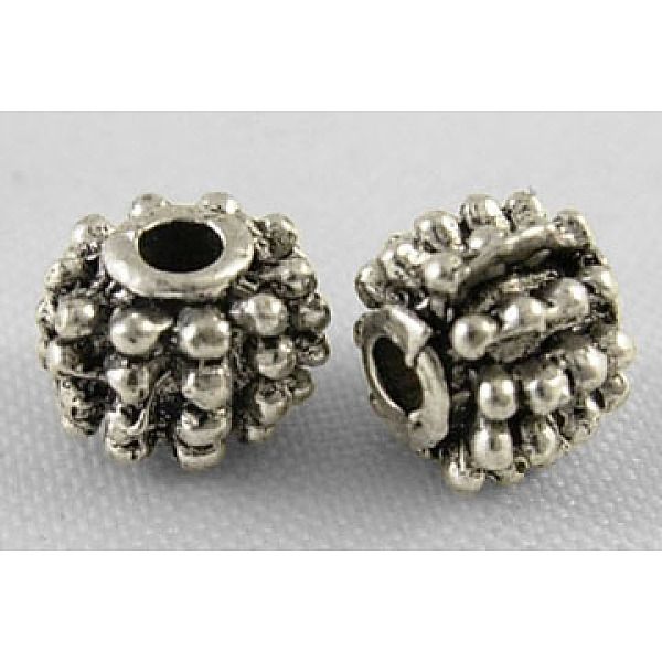 PandaHall Tibetan Silver Spacer Beads, Lead Free and Cadmium Free and Nickel Free, Rondelle, Antique Silver, about 6mm wide, 5mm long, hole...
PandaHall Tibetan Silver Spacer Beads, Lead Free and Cadmium Free and Nickel Free, Rondelle, Antique Silver, about 6mm wide, 5mm long, hole...