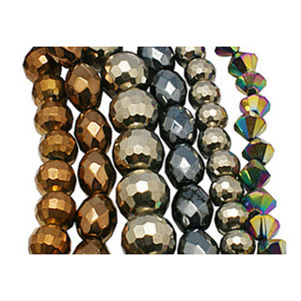 PandaHall Electroplate Glass Bead Strands, Mixed Shapes, Mixed Color, about 4~16mm long, 4~16mm wide, hole: 1~2mm, 10~13 inch/strand, about..., Multicolor
PandaHall Electroplate Glass Bead Strands, Mixed Shapes, Mixed Color, about 4~16mm long, 4~16mm wide, hole: 1~2mm, 10~13 inch/strand, about..., Multicolor