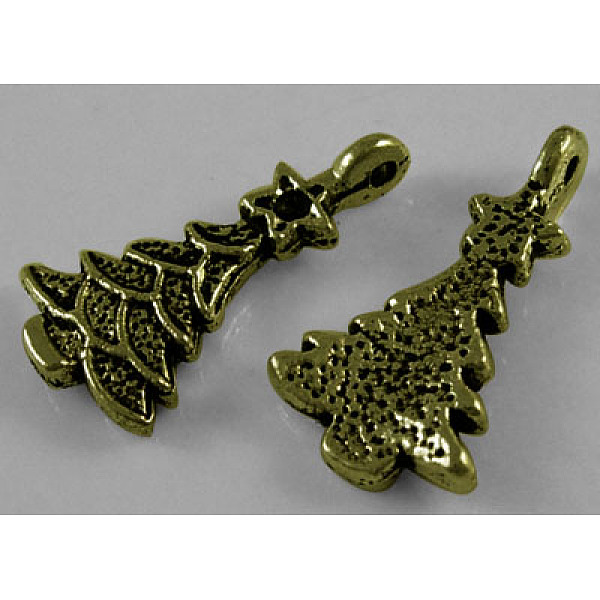 PandaHall Tibetan Style Alloy Pendants, Lead Free & Cadmium Free, Christmas Tree, Antique Bronze, 21x11mm, Hole: 1mm Alloy Tree
PandaHall Tibetan Style Alloy Pendants, Lead Free & Cadmium Free, Christmas Tree, Antique Bronze, 21x11mm, Hole: 1mm Alloy Tree