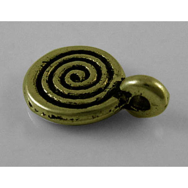 PandaHall Tibetan Style Alloy Charms, Flat Round with Swirl, Lead Free and Cadmium Free, Antique Bronze, 11.8x8x1.5mm, Hole: 1mm Alloy Flat...
PandaHall Tibetan Style Alloy Charms, Flat Round with Swirl, Lead Free and Cadmium Free, Antique Bronze, 11.8x8x1.5mm, Hole: 1mm Alloy Flat...
