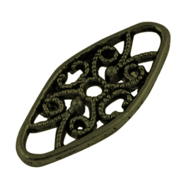 PandaHall Tibetan Style Links/Connectors, Oval, Cadmium Free & Nickel Free & Lead Free, Antique Bronze, 24x11x2mm, Hole: 2mm Alloy Oval
PandaHall Tibetan Style Links/Connectors, Oval, Cadmium Free & Nickel Free & Lead Free, Antique Bronze, 24x11x2mm, Hole: 2mm Alloy Oval