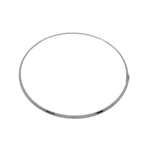 PandaHall Brass Necklace Making, Rigid Necklaces, Platinum Color, Size: necklace: about 128mm inner diameter, wire: about 3mm Brass
PandaHall Brass Necklace Making, Rigid Necklaces, Platinum Color, Size: necklace: about 128mm inner diameter, wire: about 3mm Brass