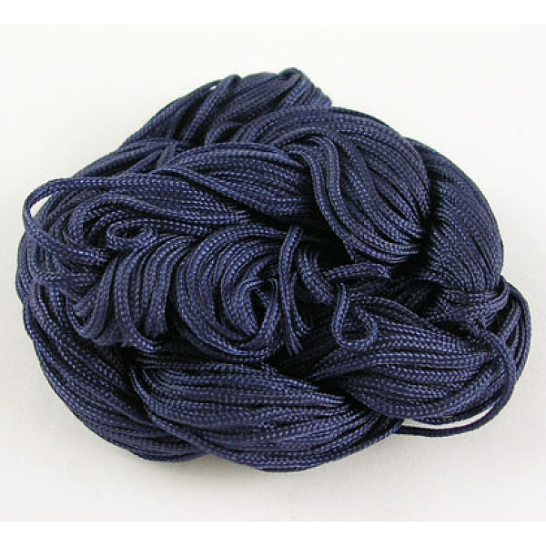PandaHall Nylon Thread, Nylon Jewelry Cord for Custom Woven Bracelets Making, Dark Blue, 1mm, 28m/batch Nylon Blue
PandaHall Nylon Thread, Nylon Jewelry Cord for Custom Woven Bracelets Making, Dark Blue, 1mm, 28m/batch Nylon Blue