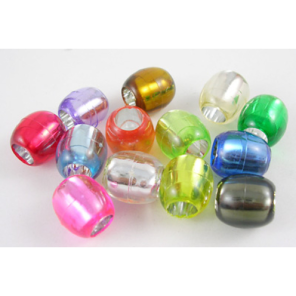 PandaHall Transparent Acrylic Beads, Barrel, Mixed Color, 12~13x12mm, Hole: 6.5mm, about 660pcs/500g Acrylic Barrel Multicolor
PandaHall Transparent Acrylic Beads, Barrel, Mixed Color, 12~13x12mm, Hole: 6.5mm, about 660pcs/500g Acrylic Barrel Multicolor