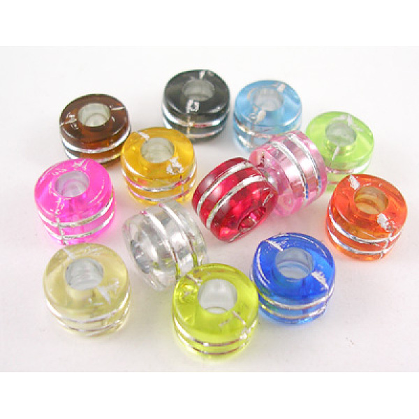 PandaHall Metal Enlaced Acrylic Beads, Column, Mixed Color, 9x6mm, Hole: 3.5mm, about 1700pcs/500g Acrylic Column Multicolor
PandaHall Metal Enlaced Acrylic Beads, Column, Mixed Color, 9x6mm, Hole: 3.5mm, about 1700pcs/500g Acrylic Column Multicolor