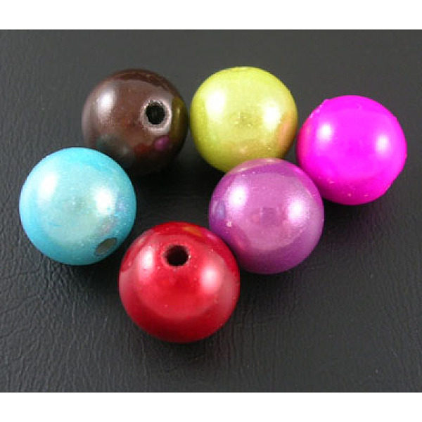 PandaHall Spray Painted Acrylic Beads, Miracle Beads, Bead in Bead, Round, Mixed Color, 18mm, Hole: 2mm, about 170pcs/500g Acrylic Round..., Multicolor
PandaHall Spray Painted Acrylic Beads, Miracle Beads, Bead in Bead, Round, Mixed Color, 18mm, Hole: 2mm, about 170pcs/500g Acrylic Round..., Multicolor