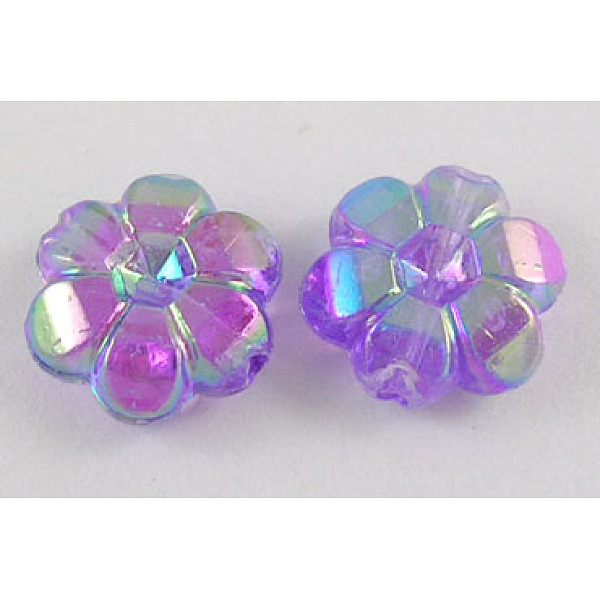 PandaHall Transparent Acrylic Beads, Flower, AB Plated, Dark Orchid, 10x4mm, Hole: 1mm, about 2000pcs/500g Acrylic Flower Purple
PandaHall Transparent Acrylic Beads, Flower, AB Plated, Dark Orchid, 10x4mm, Hole: 1mm, about 2000pcs/500g Acrylic Flower Purple