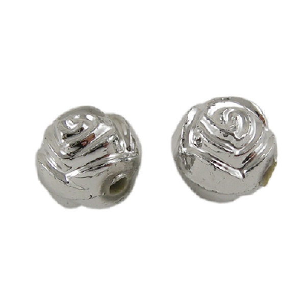PandaHall Plating Acrylic Beads, for Mother's Day Jewelry Making, Rose, Silver Color, about 8mm wide, 8mm long, hole: 1.5mm, about...
PandaHall Plating Acrylic Beads, for Mother's Day Jewelry Making, Rose, Silver Color, about 8mm wide, 8mm long, hole: 1.5mm, about...