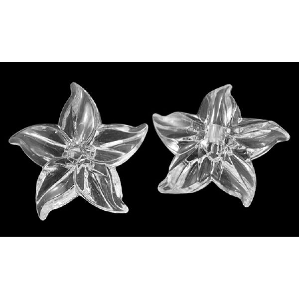 PandaHall 1-Hole Transparent Acrylic Flower Sewing Shank Buttons, Clear, 31mm in diameter, 11.3mm thick, hole: 2.8mm, about 195pcs/500g...
PandaHall 1-Hole Transparent Acrylic Flower Sewing Shank Buttons, Clear, 31mm in diameter, 11.3mm thick, hole: 2.8mm, about 195pcs/500g...