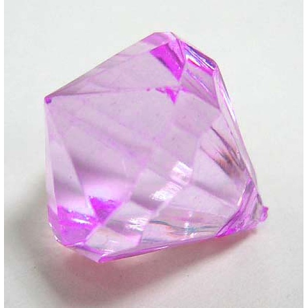 PandaHall Transparent Acrylic Pendants, Faceted, Diamond, Fuchsia, about 28mm wide, 31mm long, hole: 3mm, about 52pcs/500g Acrylic Diamond..., Pink
PandaHall Transparent Acrylic Pendants, Faceted, Diamond, Fuchsia, about 28mm wide, 31mm long, hole: 3mm, about 52pcs/500g Acrylic Diamond..., Pink