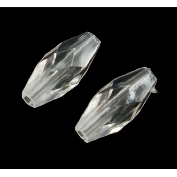 PandaHall Transparent Acrylic Beads, Faceted, Rice, Clear, 12x6mm, Hole: 1.5mm, about 2750pcs/500g Acrylic Rice Clear
PandaHall Transparent Acrylic Beads, Faceted, Rice, Clear, 12x6mm, Hole: 1.5mm, about 2750pcs/500g Acrylic Rice Clear