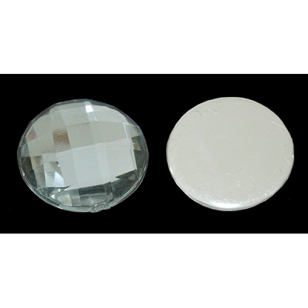 PandaHall Acrylic Rhinestone Flat Back Cabochons, Faceted, Half Round, White, about 20mm in diameter, 5.5mm thick Acrylic Rhinestone Half...
PandaHall Acrylic Rhinestone Flat Back Cabochons, Faceted, Half Round, White, about 20mm in diameter, 5.5mm thick Acrylic Rhinestone Half...