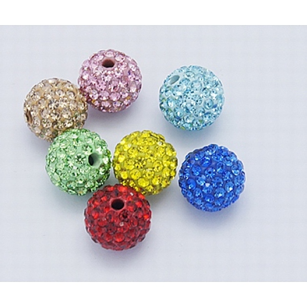 PandaHall Middle East Rhinestone Beads, Polymer Clay Inside, Round, Mixed Color, 8mm, PP9(1.5.~1.6mm), Hole: 1mm Polymer Clay+Glass..., Multicolor
PandaHall Middle East Rhinestone Beads, Polymer Clay Inside, Round, Mixed Color, 8mm, PP9(1.5.~1.6mm), Hole: 1mm Polymer Clay+Glass..., Multicolor
