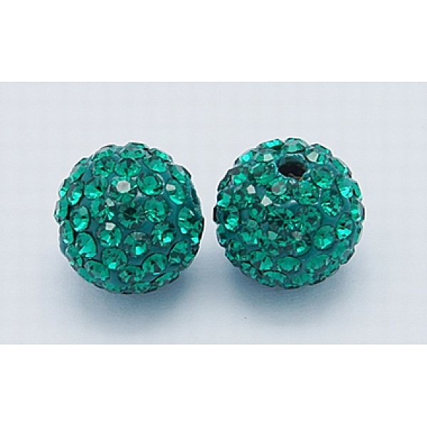 PandaHall Grade A Rhinestone Beads, Pave Disco Ball Beads, Resin and China Clay, Round, Green, PP9(1.5.~1.6mm), 8mm, Hole: 1mm Polymer...
PandaHall Grade A Rhinestone Beads, Pave Disco Ball Beads, Resin and China Clay, Round, Green, PP9(1.5.~1.6mm), 8mm, Hole: 1mm Polymer...