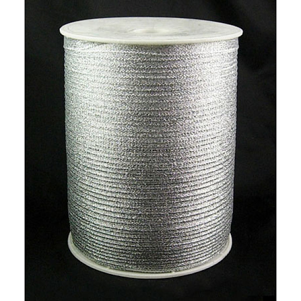 PandaHall Glitter Metallic Ribbon, Sparkle Ribbon, DIY Material for Organza Bow, Double Sided, Silver Metallic Color, Size: about 1/8 inch...
PandaHall Glitter Metallic Ribbon, Sparkle Ribbon, DIY Material for Organza Bow, Double Sided, Silver Metallic Color, Size: about 1/8 inch...