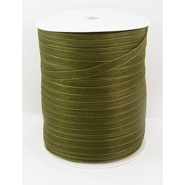 PandaHall Organza Ribbon, Olive, 1/4 inch(6mm), 500yards/Roll(457.2m/Roll) Polyester None Green
PandaHall Organza Ribbon, Olive, 1/4 inch(6mm), 500yards/Roll(457.2m/Roll) Polyester None Green