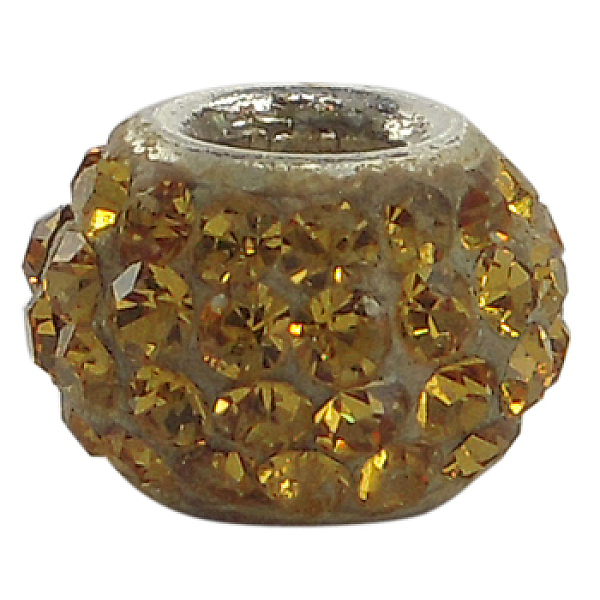 PandaHall Austrian Crystal European Beads, Large Hole Beads, Single Sterling Silver Core, Rondelle, 203_Topaz, about 11mm in diameter, 7.5mm..., Yellow
PandaHall Austrian Crystal European Beads, Large Hole Beads, Single Sterling Silver Core, Rondelle, 203_Topaz, about 11mm in diameter, 7.5mm..., Yellow