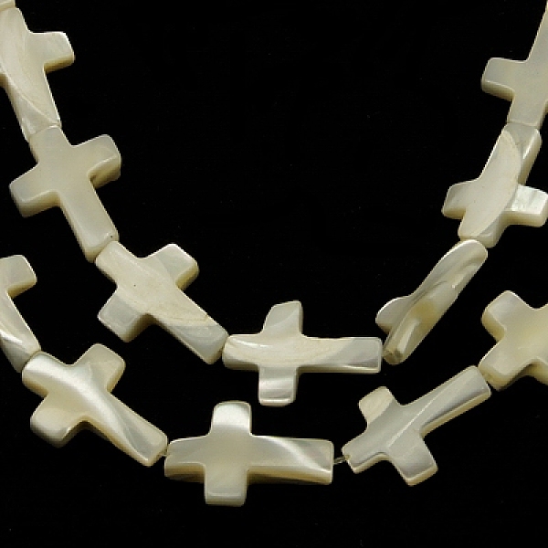 PandaHall Natural Sea Shell Beads Strands, Cross, White, 17~19x13~15x4mm, Hole: 1mm, about 21~23pcs/strand, 16 inch/strand Yellow Shell...
PandaHall Natural Sea Shell Beads Strands, Cross, White, 17~19x13~15x4mm, Hole: 1mm, about 21~23pcs/strand, 16 inch/strand Yellow Shell...