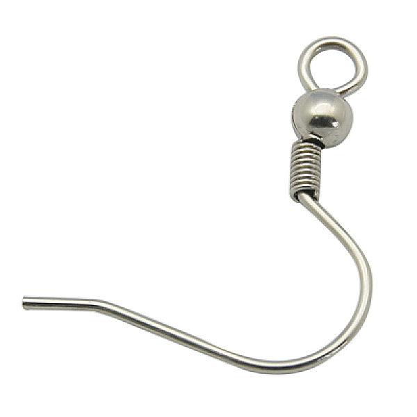 PandaHall 304 Stainless Steel Earring Hooks, Ear Wire, with Horizontal Loop, Stainless Steel Color, 20x19x3mm, Hole: 2mm, 21 Gauge, Pin...
PandaHall 304 Stainless Steel Earring Hooks, Ear Wire, with Horizontal Loop, Stainless Steel Color, 20x19x3mm, Hole: 2mm, 21 Gauge, Pin...