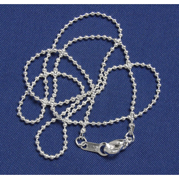PandaHall Seed Beads Brass Chain, Silver Color Plated, Chain:1.2mm, 17 inch Brass Silver
PandaHall Seed Beads Brass Chain, Silver Color Plated, Chain:1.2mm, 17 inch Brass Silver