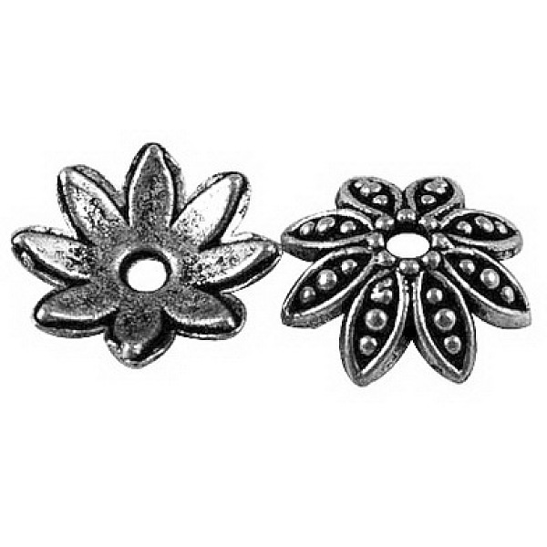 PandaHall Tibetan Style Bead Caps, Alloy, Cadmium Free & Lead Free, Flower, Antique Silver Color, 15x4mm, Hole: 2mm, about 1120pcs/1000g...
PandaHall Tibetan Style Bead Caps, Alloy, Cadmium Free & Lead Free, Flower, Antique Silver Color, 15x4mm, Hole: 2mm, about 1120pcs/1000g...
