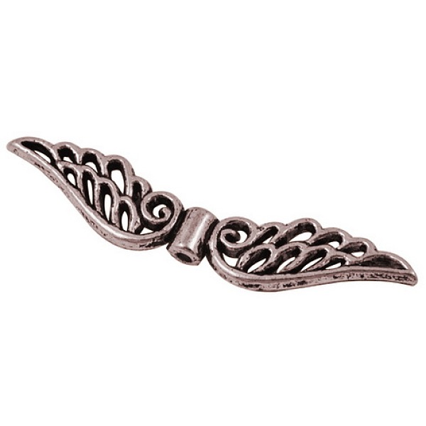 PandaHall Tibetan Style Alloy Beads, Wing, Red Copper, Lead Free, Nickel Free and Cadmium Free, 51x14x4mm, Hole: 2mm, about 370pcs/1000g...
PandaHall Tibetan Style Alloy Beads, Wing, Red Copper, Lead Free, Nickel Free and Cadmium Free, 51x14x4mm, Hole: 2mm, about 370pcs/1000g...