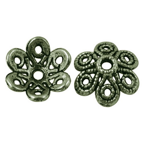 PandaHall Tibetan Style Alloy Fancy Bead Caps, 6-Petal, Cadmium Free & Nickel Free & Lead Free, Antique Bronze, 12.5x12.5x4mm, Hole: 1.5mm...
PandaHall Tibetan Style Alloy Fancy Bead Caps, 6-Petal, Cadmium Free & Nickel Free & Lead Free, Antique Bronze, 12.5x12.5x4mm, Hole: 1.5mm...