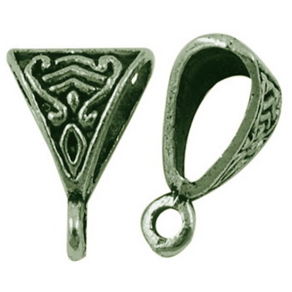 PandaHall Tibetan Style Alloy Tube Bails, Loop Bails, Bail Beads, Triangle, Antique Bronze, 15.5x10x7mm, Hole: 1.5mm, about 760pcs/1000g...
PandaHall Tibetan Style Alloy Tube Bails, Loop Bails, Bail Beads, Triangle, Antique Bronze, 15.5x10x7mm, Hole: 1.5mm, about 760pcs/1000g...