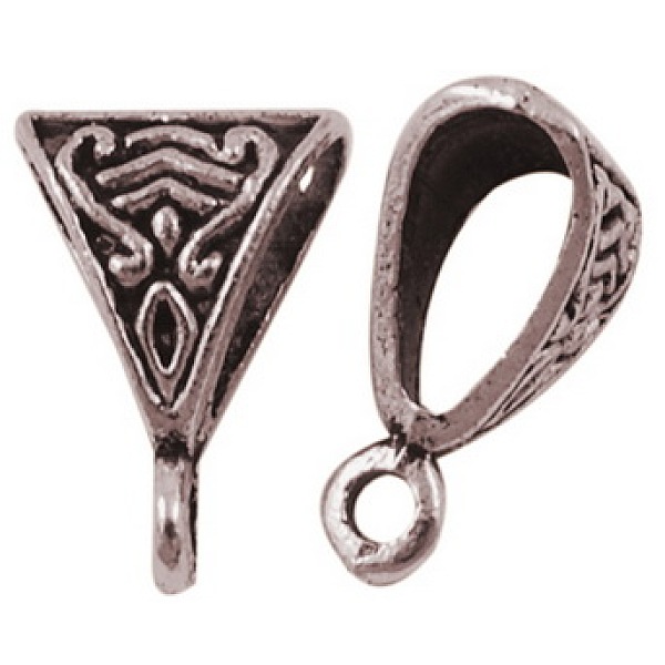 PandaHall Tibetan Style Alloy Tube Bails, Loop Bails, Bail Beads, Triangle, Red Copper, 15.5x10x7mm, Hole: 1.5mm, about 760pcs/1000g, Lead...
PandaHall Tibetan Style Alloy Tube Bails, Loop Bails, Bail Beads, Triangle, Red Copper, 15.5x10x7mm, Hole: 1.5mm, about 760pcs/1000g, Lead...