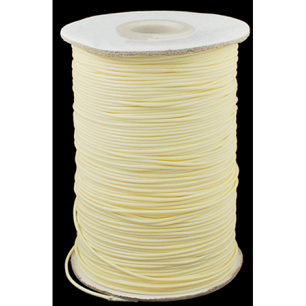 PandaHall Waxed Polyester Cord, Bead Cord, Beige, 0.5mm, about 169.51~174.98 Yards(155~160m)/Roll Waxed Polyester Cord Round Yellow
PandaHall Waxed Polyester Cord, Bead Cord, Beige, 0.5mm, about 169.51~174.98 Yards(155~160m)/Roll Waxed Polyester Cord Round Yellow