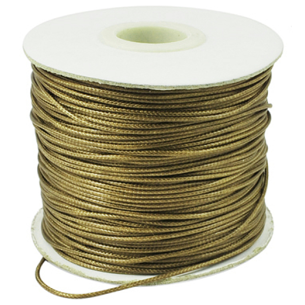 PandaHall Waxed Polyester Cord, Bead Cord, Dark Khaki, 1.5mm, about 169.51~174.98 Yards(155~160m)/Roll Waxed Polyester Cord Round Yellow
PandaHall Waxed Polyester Cord, Bead Cord, Dark Khaki, 1.5mm, about 169.51~174.98 Yards(155~160m)/Roll Waxed Polyester Cord Round Yellow