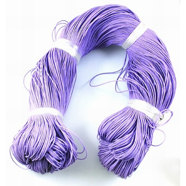 PandaHall Round Waxed Polyester Cord, Taiwan Waxed Cord, Twisted Cord, Medium Purple, 1mm, about 415.57 yards(380m)/bundle Waxed Polyester...
PandaHall Round Waxed Polyester Cord, Taiwan Waxed Cord, Twisted Cord, Medium Purple, 1mm, about 415.57 yards(380m)/bundle Waxed Polyester...