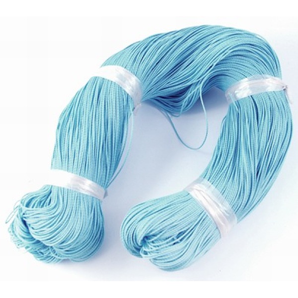 PandaHall Round Waxed Polyester Cord, Taiwan Waxed Cord, Twisted Cord, Sky Blue, 1mm, about 415.57 yards(380m)/bundle Waxed Polyester Cord...
PandaHall Round Waxed Polyester Cord, Taiwan Waxed Cord, Twisted Cord, Sky Blue, 1mm, about 415.57 yards(380m)/bundle Waxed Polyester Cord...