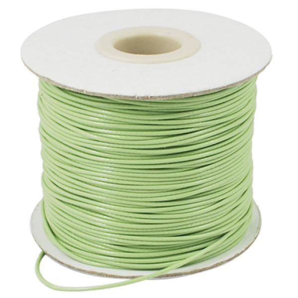 PandaHall Korean Waxed Polyester Cord, Yellow Green, 1mm, about 85yards/roll Waxed Polyester Cord Round Green
PandaHall Korean Waxed Polyester Cord, Yellow Green, 1mm, about 85yards/roll Waxed Polyester Cord Round Green