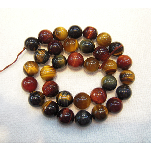PandaHall Gemstone Beads, Colorful Tiger Eye, Grade A, Round & Heated, Colorful, 10mm, Hole: 1mm, 40pcs/strand Tiger Eye Round
PandaHall Gemstone Beads, Colorful Tiger Eye, Grade A, Round & Heated, Colorful, 10mm, Hole: 1mm, 40pcs/strand Tiger Eye Round