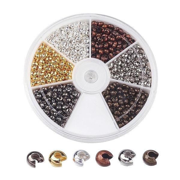 PandaHall Iron Crimp Beads Covers, Cadmium Free & Nickel Free & Lead Free, Mixed Color, 3mm, Hole: 1mm, about 125pcs/grid Iron
PandaHall Iron Crimp Beads Covers, Cadmium Free & Nickel Free & Lead Free, Mixed Color, 3mm, Hole: 1mm, about 125pcs/grid Iron
