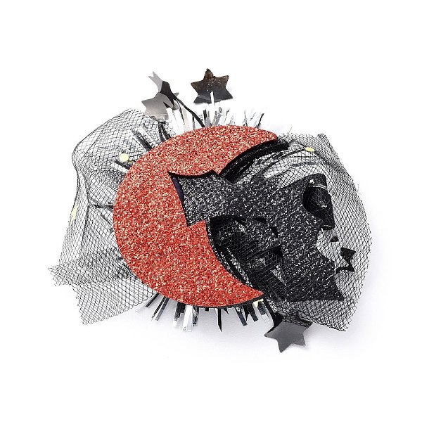 PandaHall Halloween Theme Felt Alligator Hair Clips, with Iron Clips and Organza, for Child, Bat, 78x83x16mm Cloth Bat
PandaHall Halloween Theme Felt Alligator Hair Clips, with Iron Clips and Organza, for Child, Bat, 78x83x16mm Cloth Bat