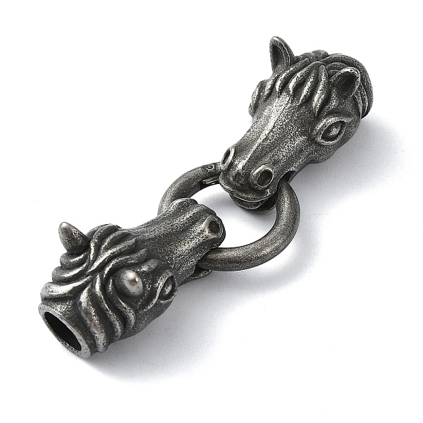 PandaHall Tibetan Style 304 Stainless Steel Spring Gate Rings, Antique Silver, 56mm 304 Stainless Steel
PandaHall Tibetan Style 304 Stainless Steel Spring Gate Rings, Antique Silver, 56mm 304 Stainless Steel