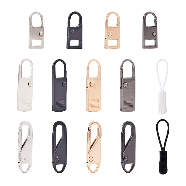 PandaHall Kissitty Zipper Pull Tab Set, including 6Pcs Iron Pull, 18Pcs Zinc Alloy Pull, 8Pcs Plastic Pull, Easy to Remove, for Zipper..., Multicolor
PandaHall Kissitty Zipper Pull Tab Set, including 6Pcs Iron Pull, 18Pcs Zinc Alloy Pull, 8Pcs Plastic Pull, Easy to Remove, for Zipper..., Multicolor
