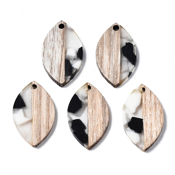 PandaHall Resin & Wood Pendants, Horse Eye, Black, 26x15x2.5mm, Hole: 2mm Resin+Wood Horse Eye Black
PandaHall Resin & Wood Pendants, Horse Eye, Black, 26x15x2.5mm, Hole: 2mm Resin+Wood Horse Eye Black