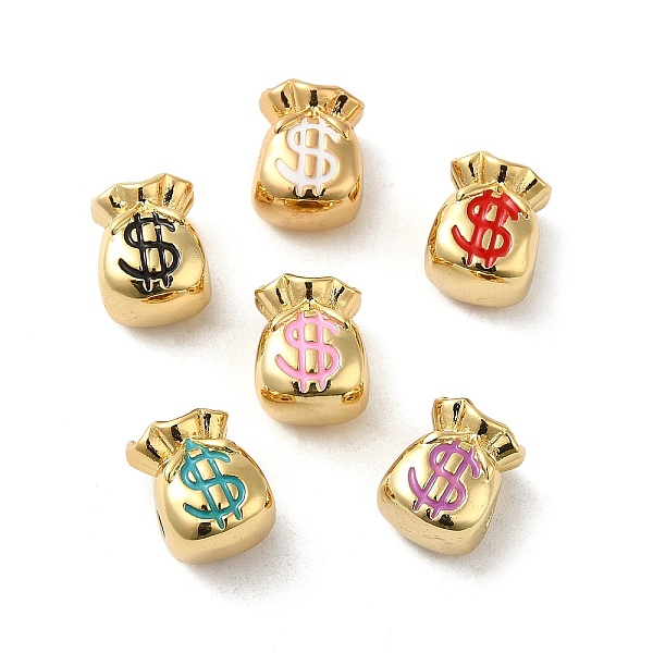 PandaHall Rack Plating Real 18K Gold Plated Brass Enamel Beads, Cadmium Free & Lead Free, Money Bag with Dollar Sign, Mixed Color..., Multicolor
PandaHall Rack Plating Real 18K Gold Plated Brass Enamel Beads, Cadmium Free & Lead Free, Money Bag with Dollar Sign, Mixed Color..., Multicolor