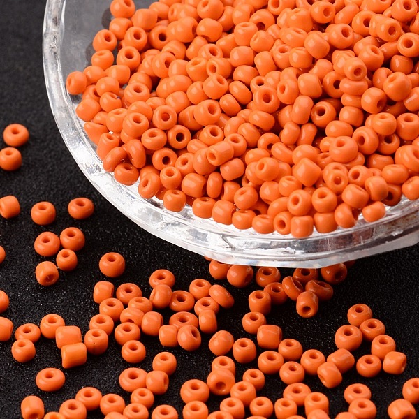 PandaHall (Repacking Service Available) Glass Seed Beads, Opaque Colours Seed, Small Craft Beads for DIY Jewelry Making, Round, Dark Orange...
PandaHall (Repacking Service Available) Glass Seed Beads, Opaque Colours Seed, Small Craft Beads for DIY Jewelry Making, Round, Dark Orange...